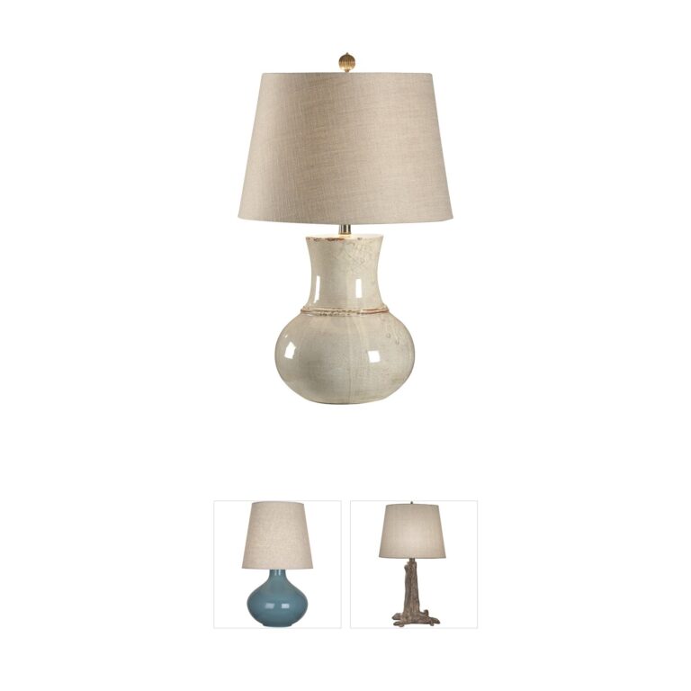 Wildwood Wildwood Collection Old White Glaze Ceramic Table Lamp