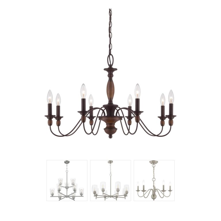 Quoizel Holbrook Tuscan Brown Steel Chandelier
