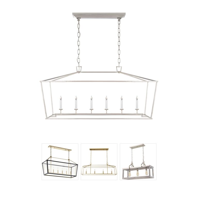 Visual Comfort Chapman & Myers Darlana Polished Nickel Island Light