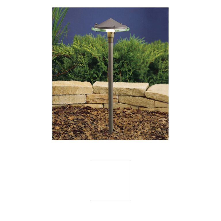 Kichler Independence 22-inch Aluminum Path Light with Clear Glass