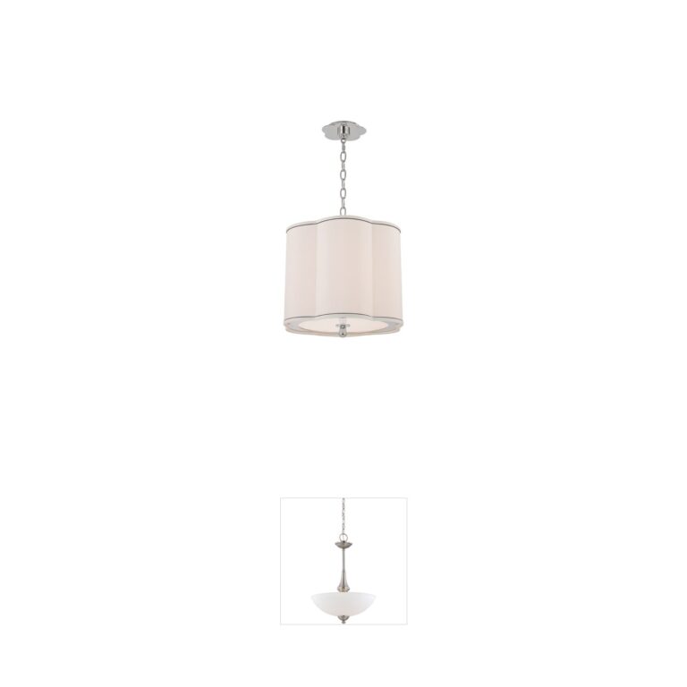 Hudson Valley Sweeny 15-Inch Polished Nickel Pendant