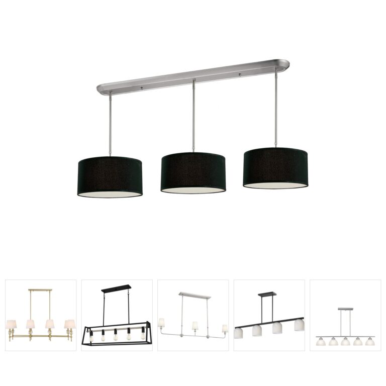 Z-Lite Albion Brushed Nickel 9-Light Island Light
