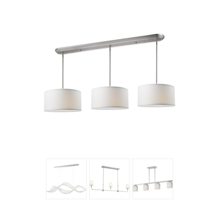 Z-Lite Albion Brushed Nickel 9-Light Island Light