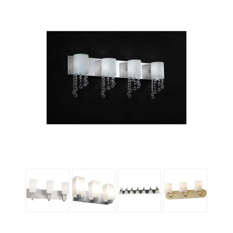 Z-Lite Jewel Chrome 4-Light Vanity