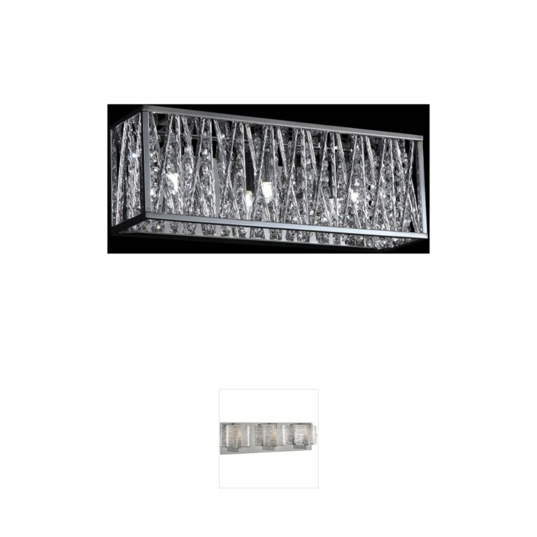 Z-Lite Terra Collection Chrome Vanity Light