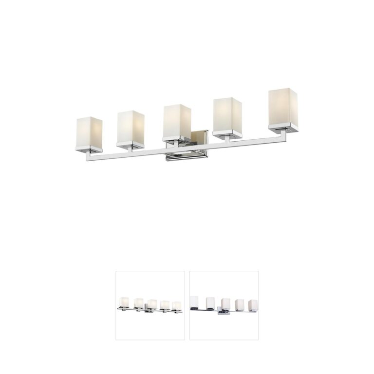 Z-Lite Tidal Chrome 5-Light Vanity Light