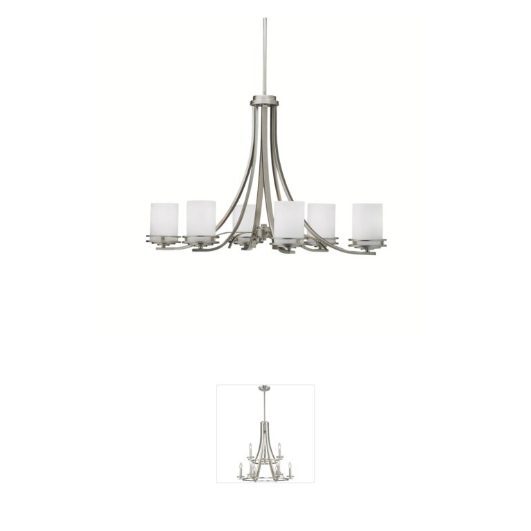 Kichler Hendrik Brushed Nickel Steel Chandelier