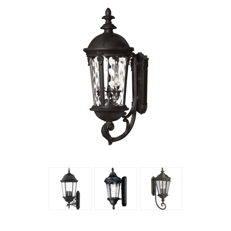 Hinkley Estate Series Windsor Black Aluminum Outdoor Wall Light