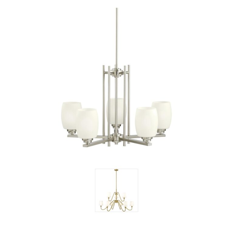 Kichler Eileen Brushed Nickel 5-Light Chandelier