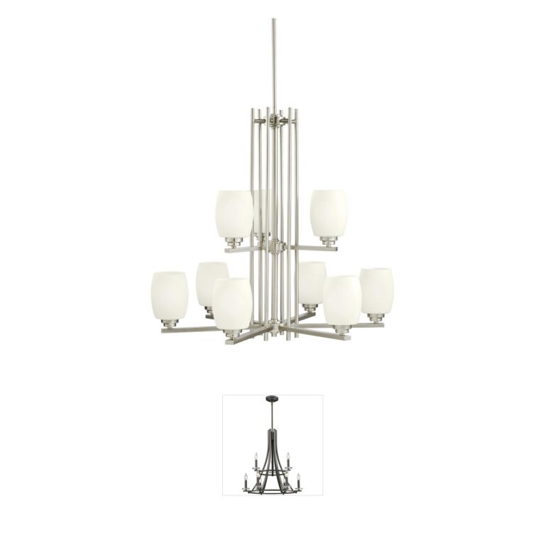 Kichler Eileen Collection Brushed Nickel Chandelier