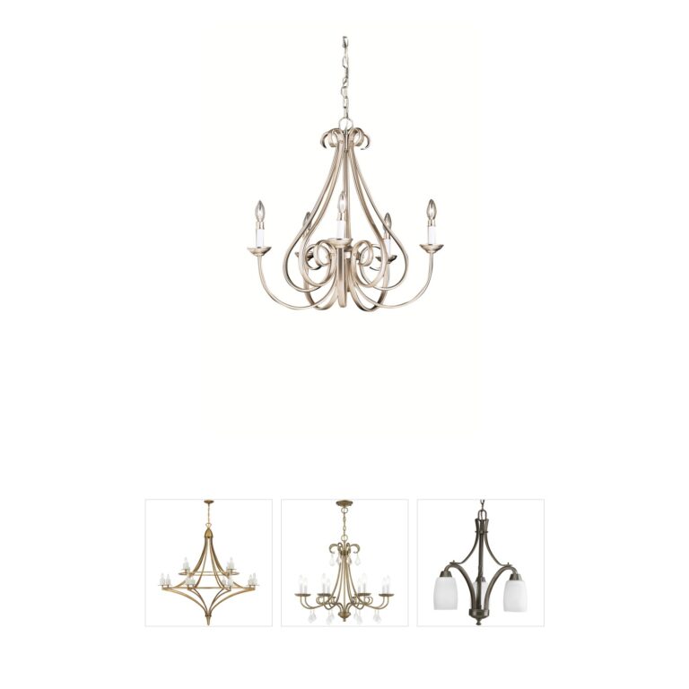 Kichler Dover Brushed Nickel 5-Light Chandelier