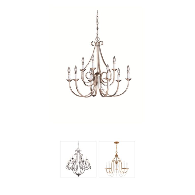 Kichler Dover 9-Light Brushed Nickel Chandelier