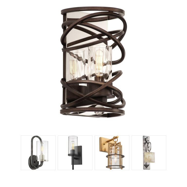 Kalco Eternity Hand-Forged Sconce in Etruscan Bronze