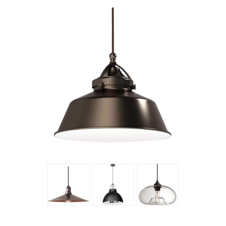 WAC Lighting Early Electric Wyandotte Antique Bronze and Chrome LED Pendant