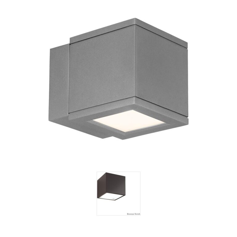 WAC Lighting Rubix Graphite LED Outdoor Wall Light