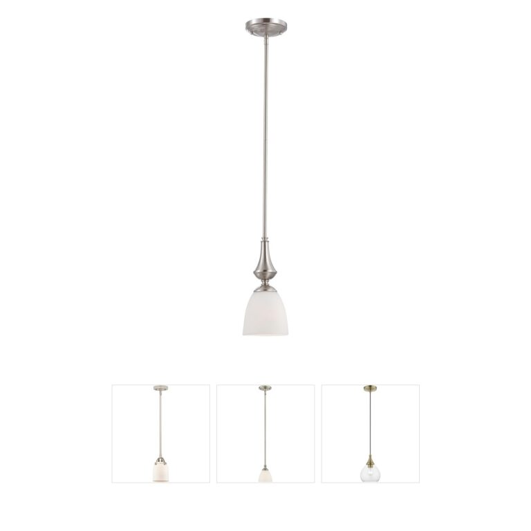 Nuvo Lighting Patton Collection Frosted Glass Mini Pendant