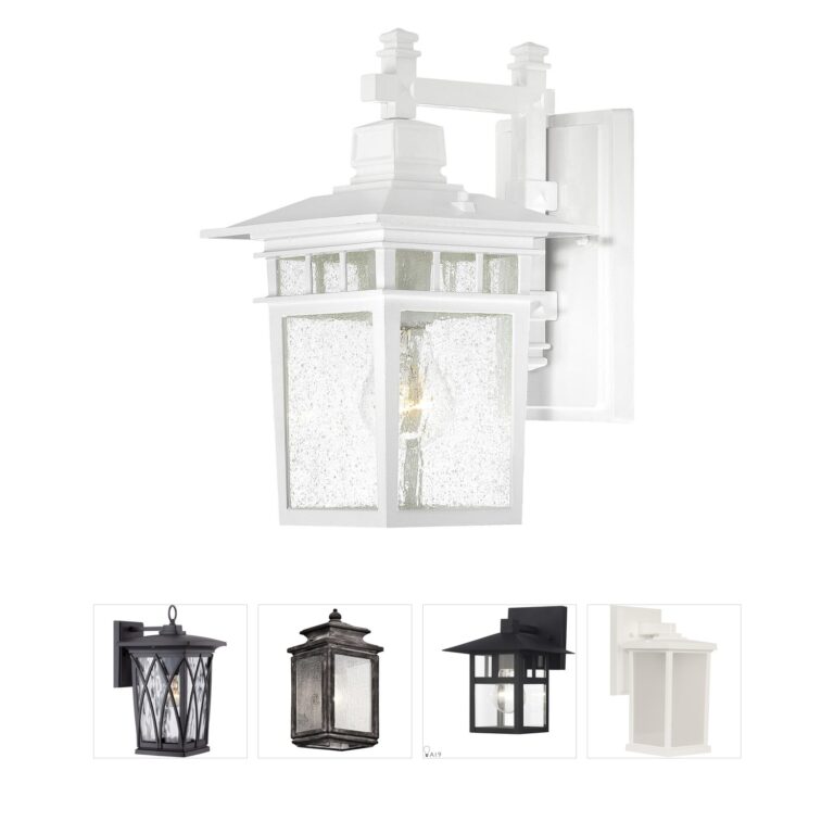 Nuvo Lighting Cove Neck White Aluminum Outdoor Wall Light