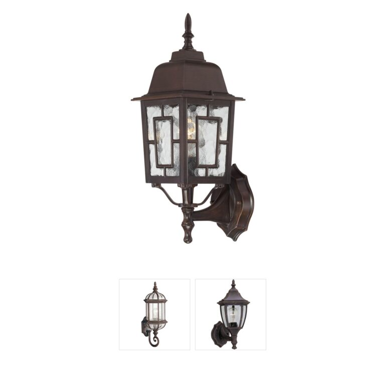 Nuvo Lighting Banyan Collection Rustic Bronze Outdoor Wall Lantern