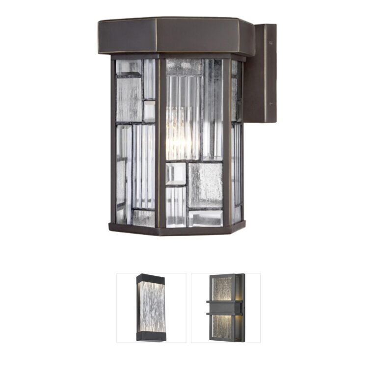 Designers Fountain Kingsley Aged Bronze Outdoor Wall Light