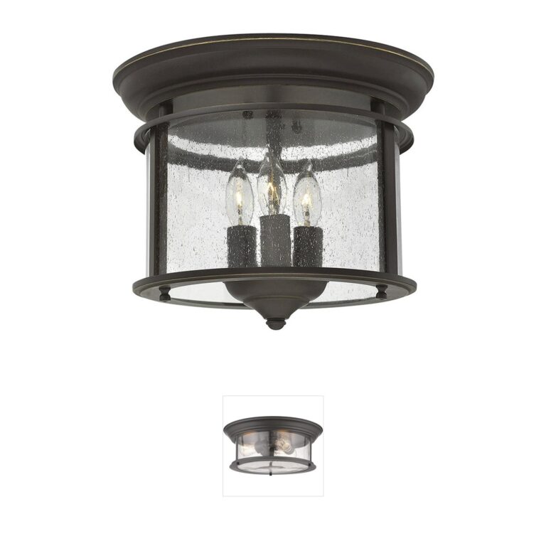 Hinkley Gentry Steel Flush Mount