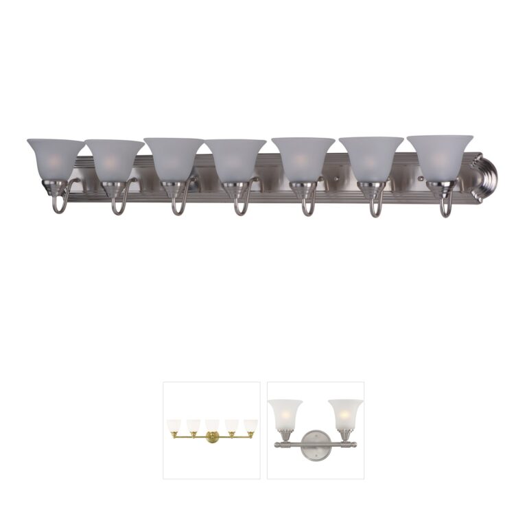 Maxim Lighting Essentials 801x Collection Satin Nickel Vanity Light