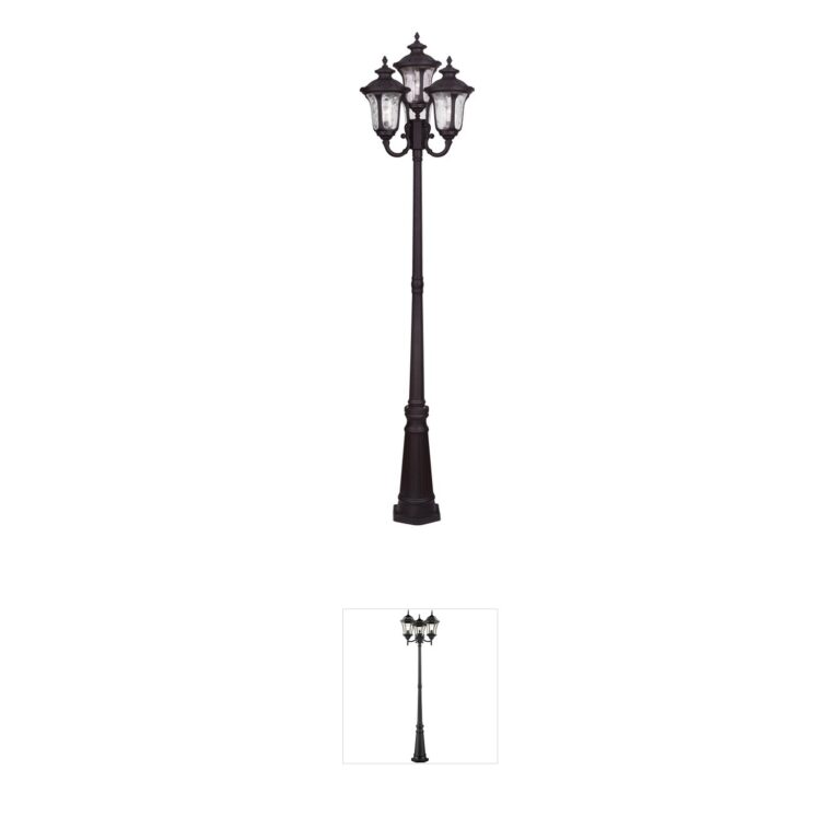 Livex Lighting Oxford Bronze Cast Aluminum Outdoor Post Light