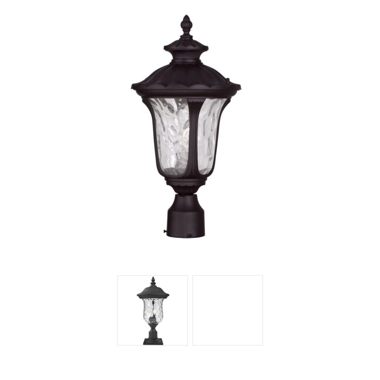 Livex Lighting Oxford Bronze Cast Aluminum Outdoor Post Light