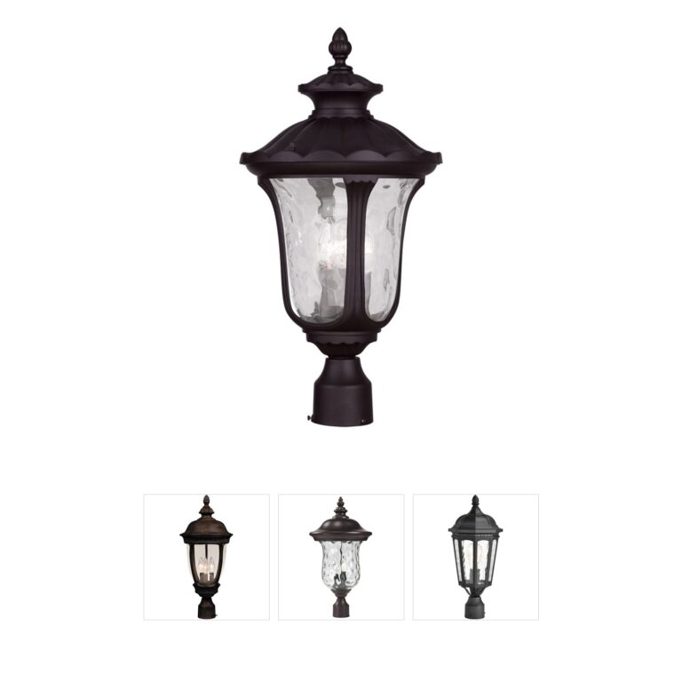 Livex Lighting Oxford Bronze Cast Aluminum Post Light