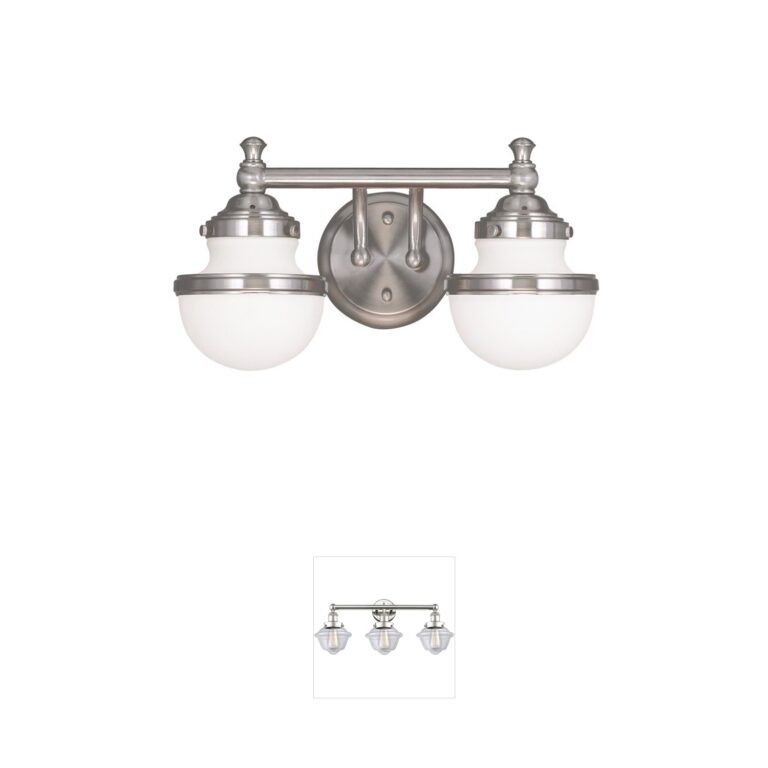 Livex Lighting Oldwick Brushed Nickel Vanity Light