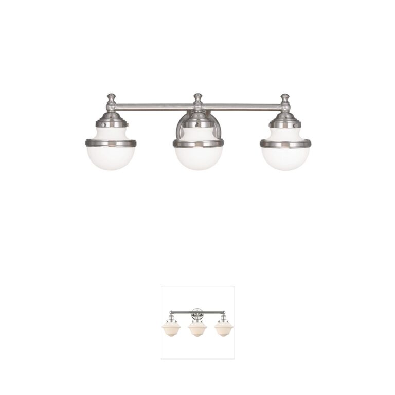 Livex Lighting Oldwick Brushed Nickel Vanity Light