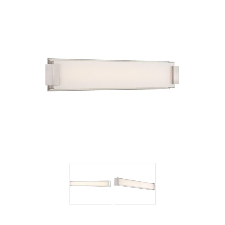 Modern Forms Polar 26" Brushed Nickel LED Vanity Light