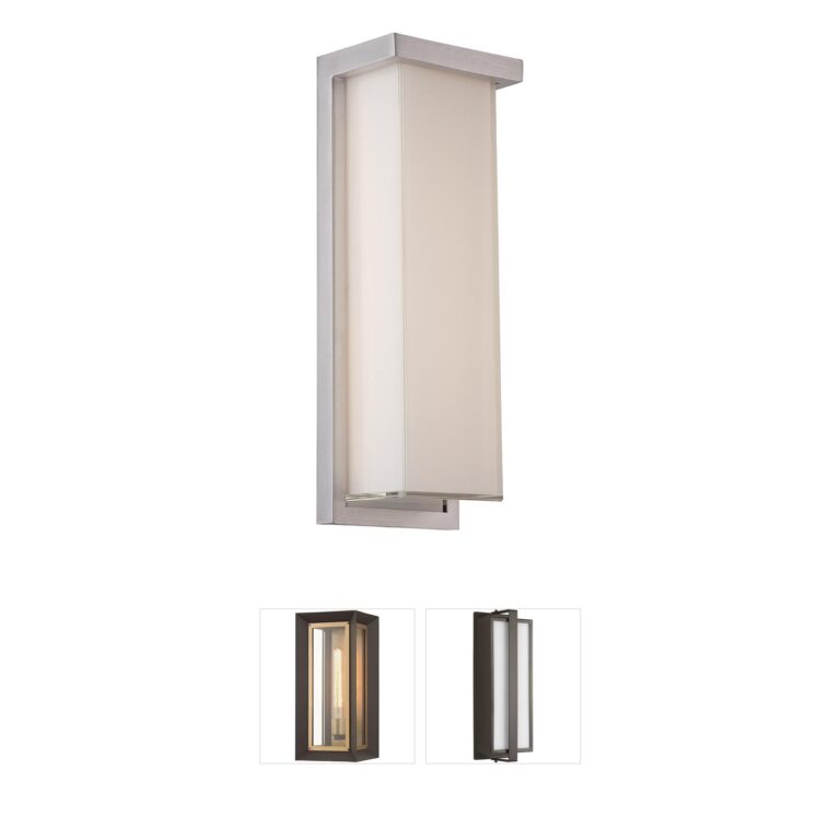 Modern Forms Ledge Brushed Aluminum Outdoor Wall Light