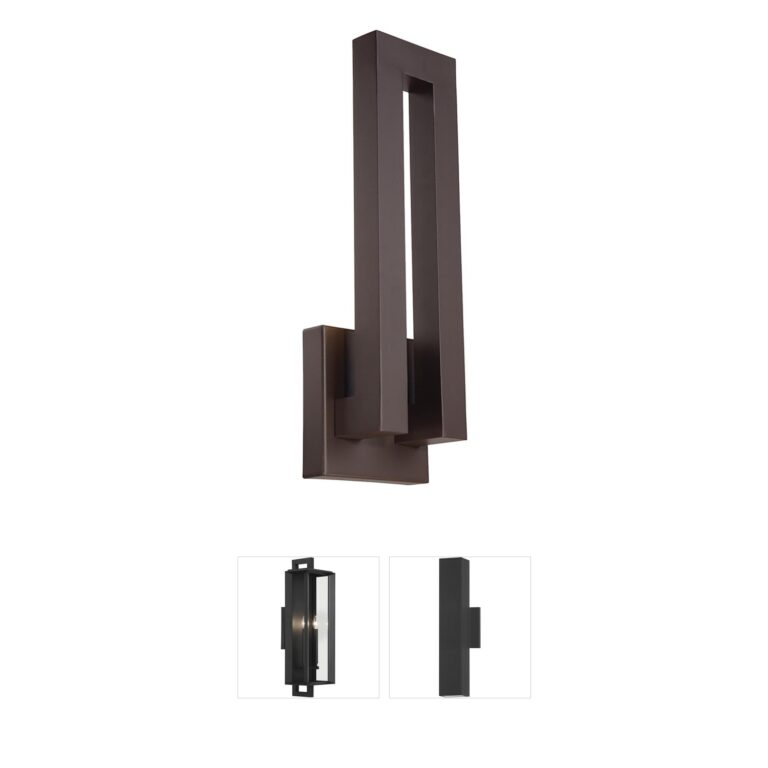 Modern Forms Forq Bronze LED Outdoor Wall Light