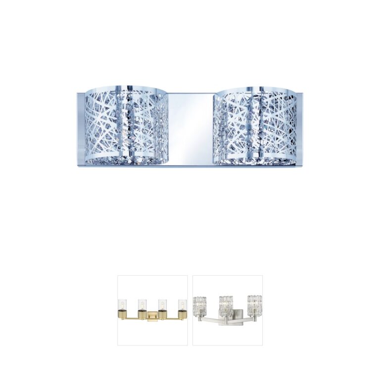 ET2 Inca Polished Chrome Vanity Light