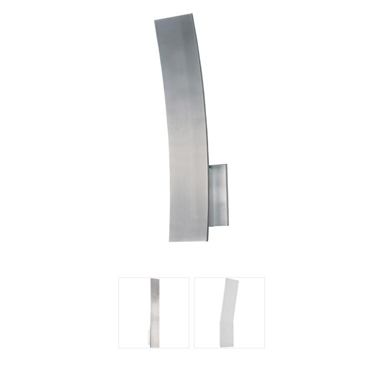 ET2 Alumilux Prime Satin Aluminum LED Wall Sconce