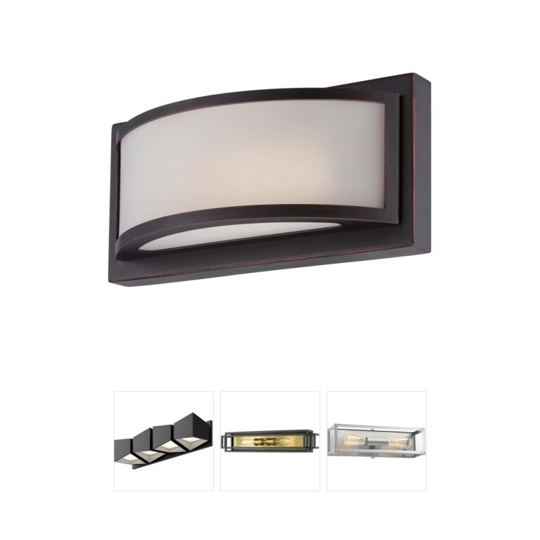 Nuvo Lighting Mercer Collection Frosted Glass Vanity Light