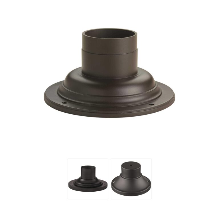 Progress Lighting Pedestal Mounts Cast Aluminum Base in Antique Bronze