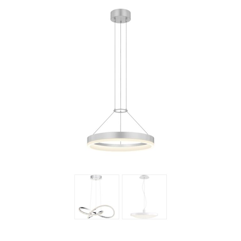 Sonneman Corona Aluminum LED Ring Pendant