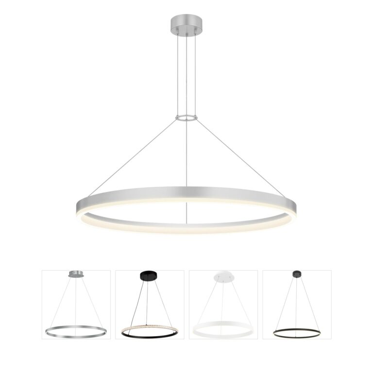 Sonneman Corona Aluminum Ring Pendant