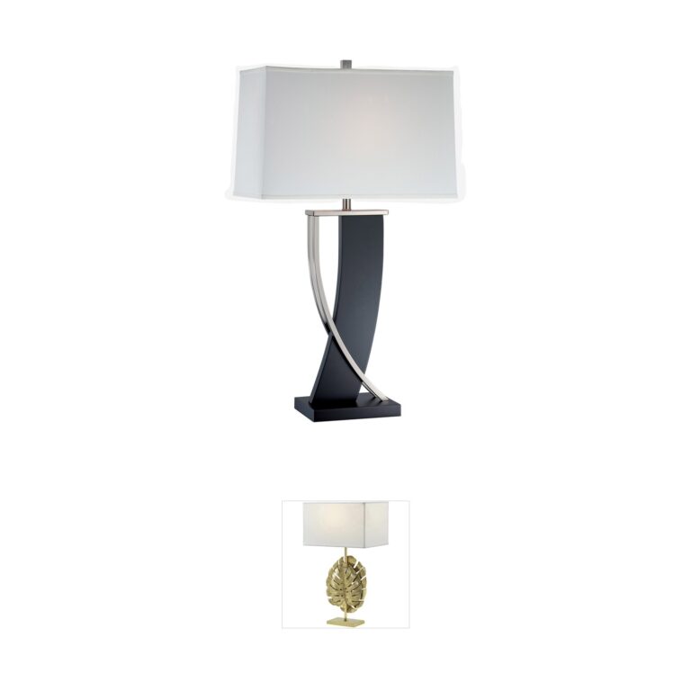 Lite Source Estella Dark Walnut Table Lamp