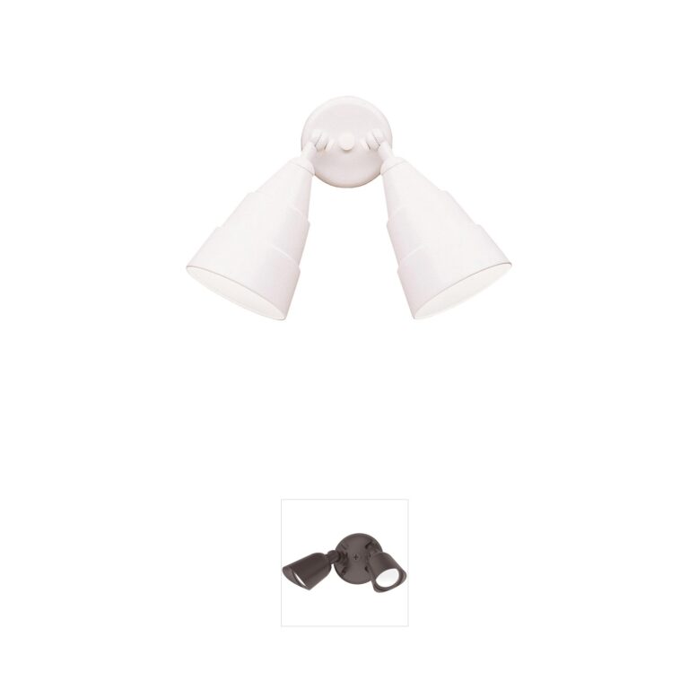 Kichler Independence White Aluminum 2-Light Outdoor Wall Mount