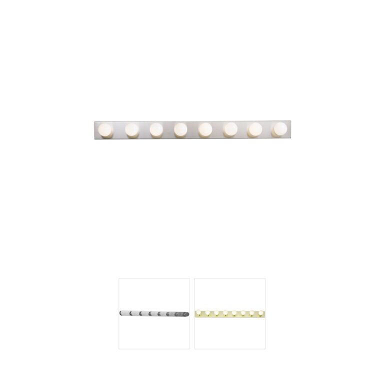 Kichler Independence 48-Inch 8-Light Brushed Nickel Bath Strip