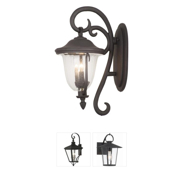 Kalco Lighting Santa Barbara Outdoor 4-Light Burnished Bronze Sconce