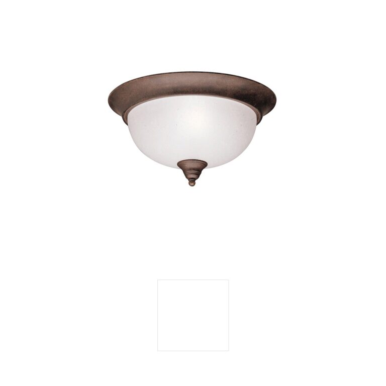 Kichler Dover 13.25" Tannery Bronze Flush Mount