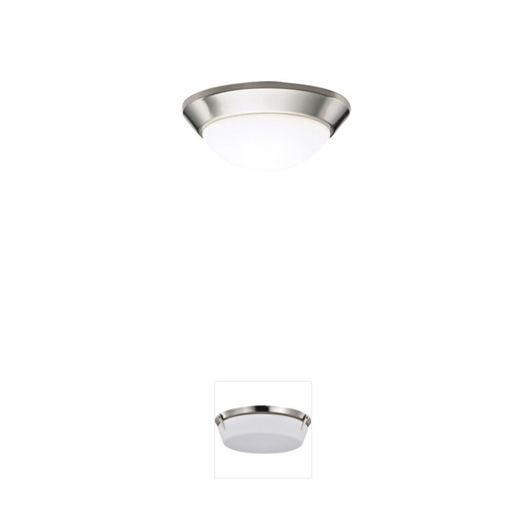 Kichler Ceiling Space Brushed Nickel Flush Mount