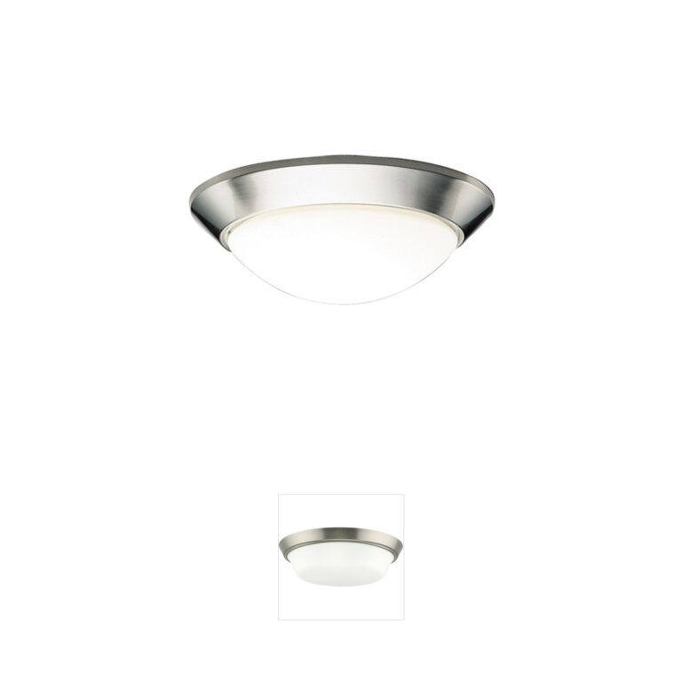 Kichler Ceiling Space Brushed Nickel Flush Mount