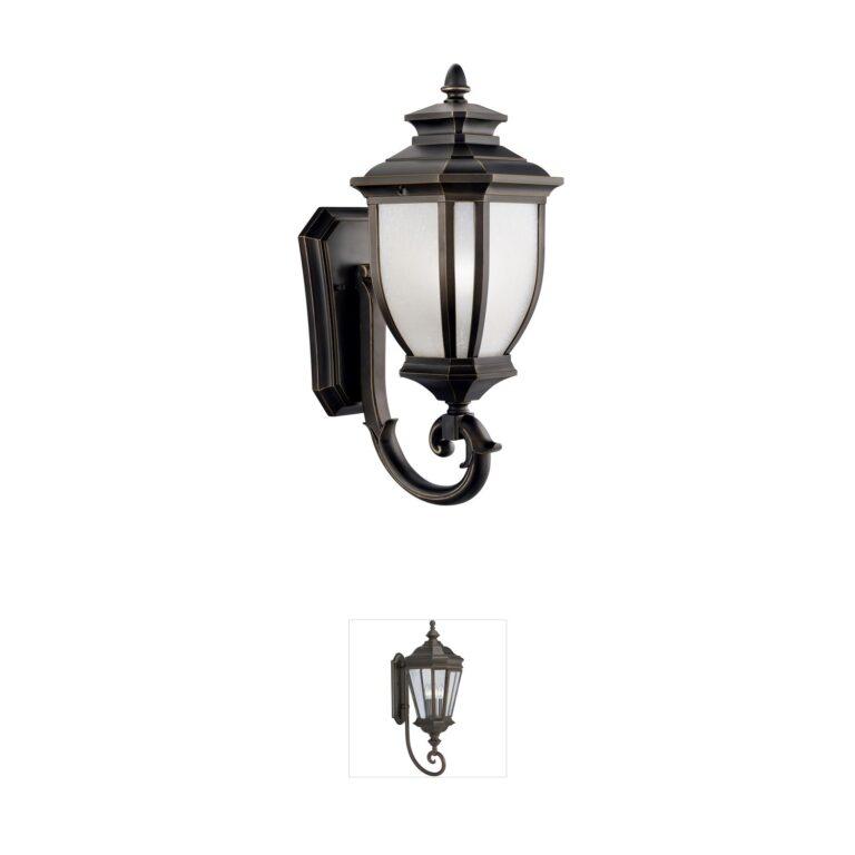 Kichler Salisbury Rubbed Bronze Outdoor Wall Light