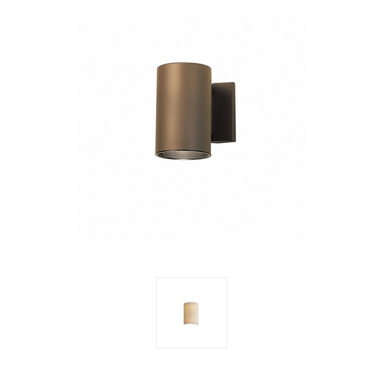 Kichler Independence 7" Architectural Bronze Aluminum Outdoor Wall Light
