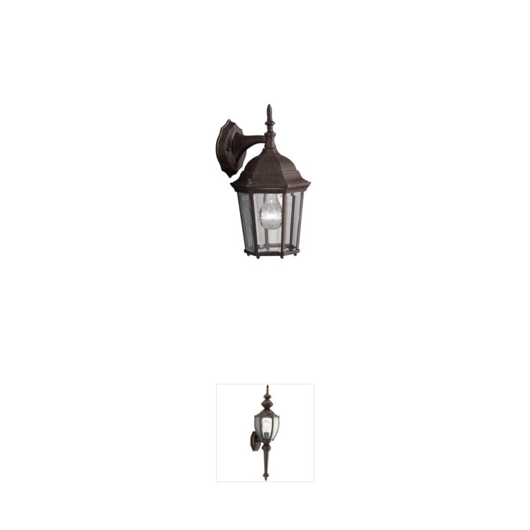 Kichler Madison Tannery Bronze Outdoor Wall Light