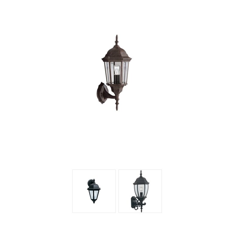 Kichler Madison Tannery Bronze Outdoor Wall Light with Clear Beveled Glass